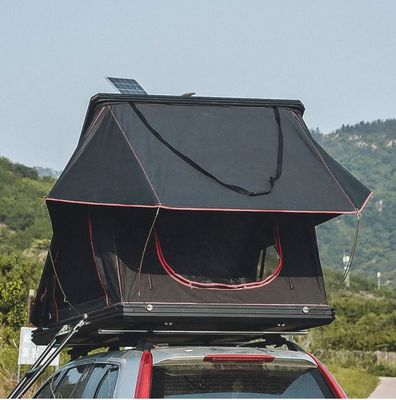 Expedition Black Jeep SUV Canvas Car Roof Top Tent For Camping