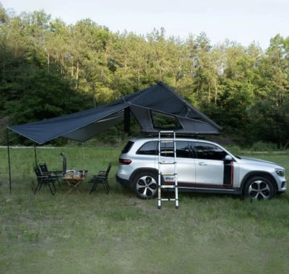 Aluminum Extended Tent Hardshell Rooftop Tent with Rain Fly