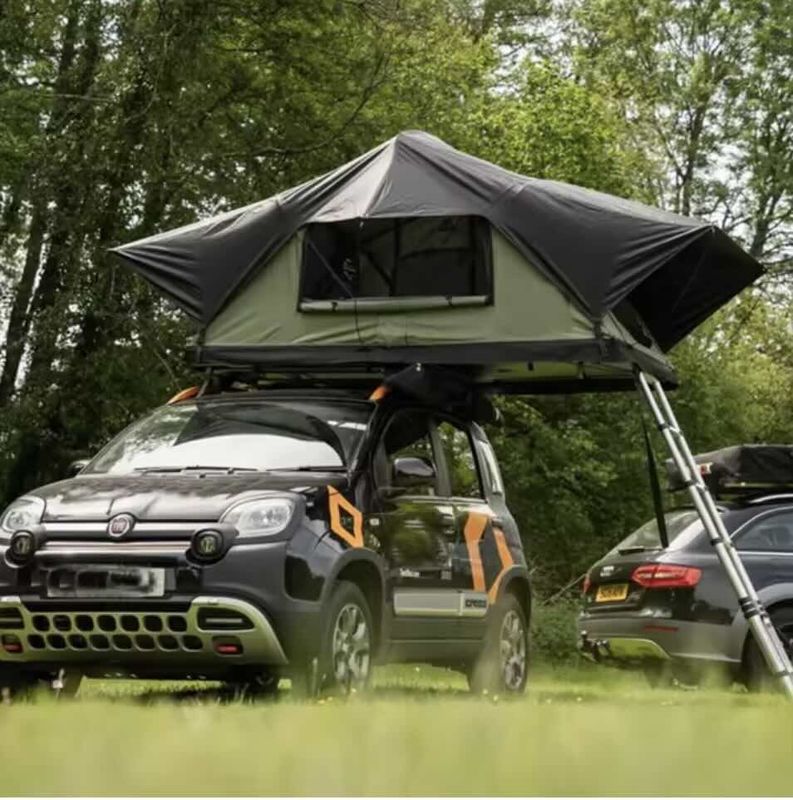 Extended Type Light Weight Roof Top Tent Four Season For Roadside Naps