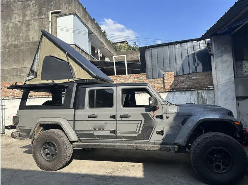 Versatile Waterproof PU Canvas Vehicle Roof Tent with Rainfly and Annex